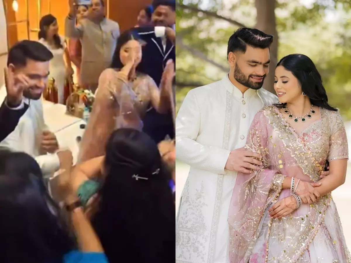Watch: Rinku Singh’s shy dance at engagement goes viral Watch: Rinku Singh’s shy dance at engagement goes viral